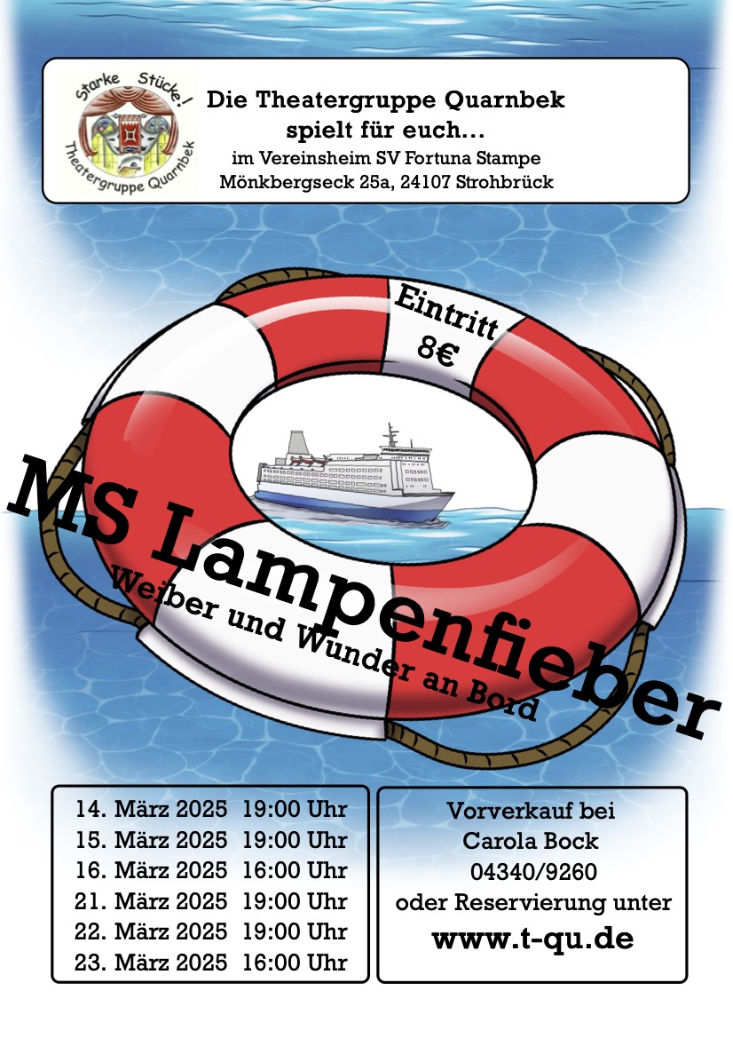 Plakat MS Lampenfieber